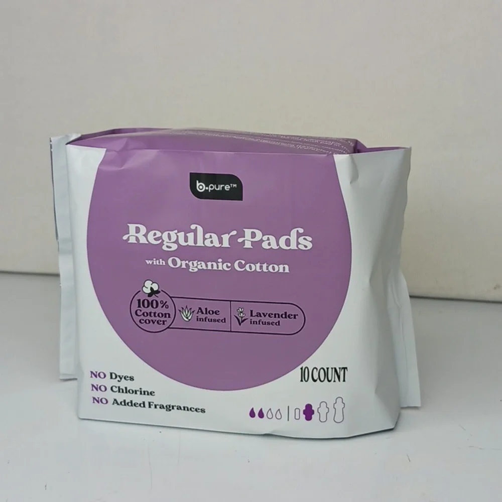 Organic Cotton Regular Pads - Lavender - Picture 3 of 7